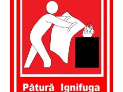 Placuta pentru patura Ignifuga