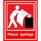 Placuta pentru patura  Ignifuga